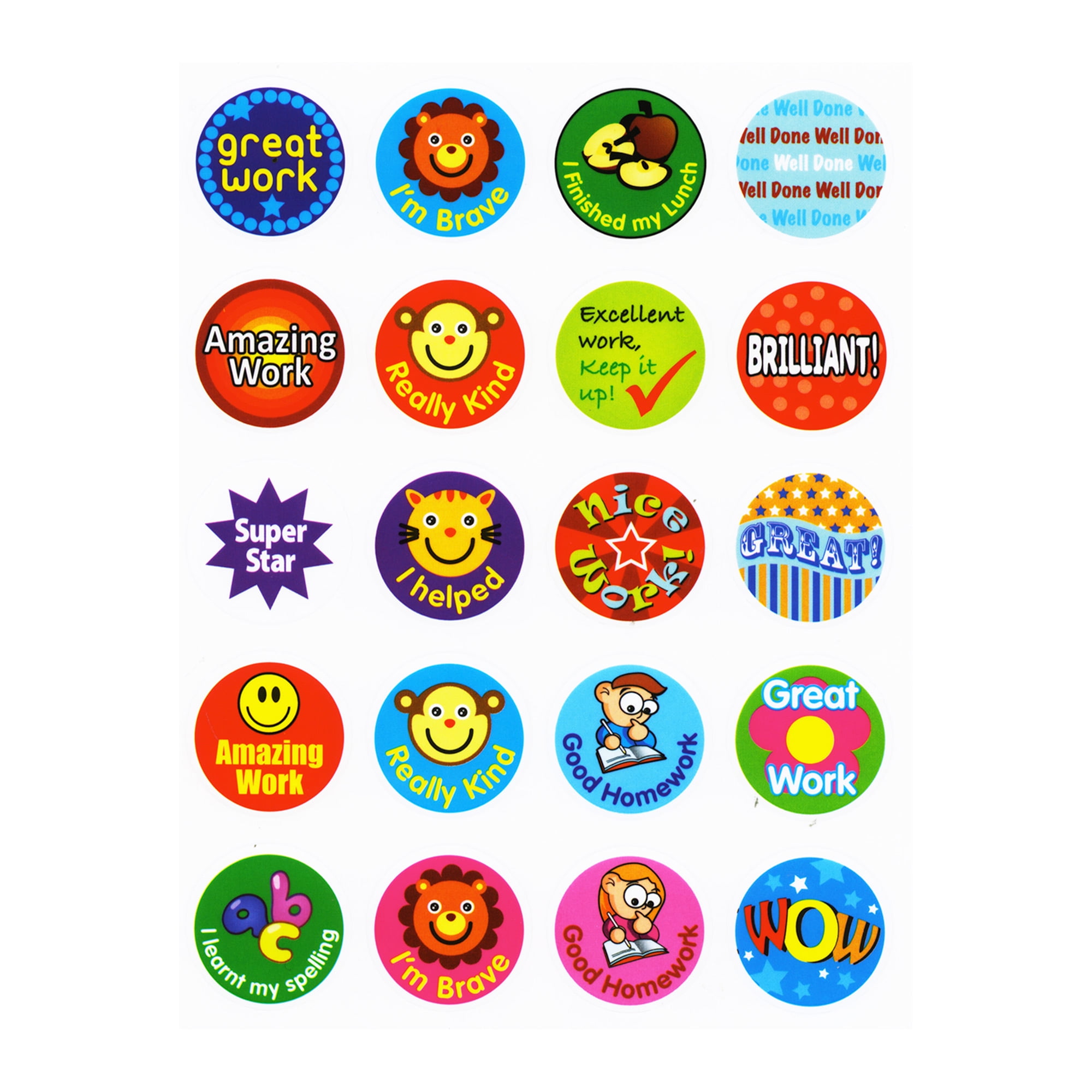 BAZIC Alphabet Plastic Sticker book / Box Qty - 24