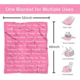 thumbnail image 6 of Healing Blanket Get Well Soon Gifts Pink Compassion Blankets Sympathy Prayer Warm Hugs Courage Sunshine Throw Blankets Soft Cozy Blanket, 6 of 6