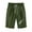 Army Green, variant on Aoochasliy Womens Pants Summer Printed Five Points Large Size Cotton Linen Pants Casual Pants Shorts