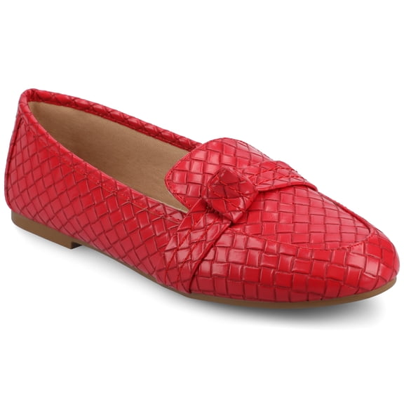 Journee Womens Marci Slip On Round Toe Loafer Dress Flats, Widths Available