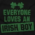thumbnail image 2 of Funny Saint Patrick's Day Irish Boy Men's Big & Tall Graphic Zip Up Hoodie Brisco Brands 4X, 2 of 3