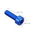 thumbnail image 2 of Nestingho 10Ud Tornillos De Aleación Para Montaje De Portabotellas En Azul Durable, 2 of 7
