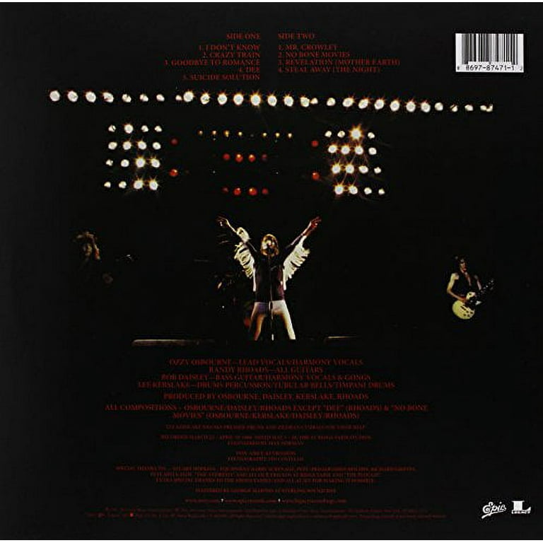 Ozzy Osbourne - Blizzard Of Ozz [Picture Disc] [Remastered