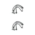 thumbnail image 2 of QualitChoice 2pack/lot Fit Elasticity Bra Straps With Fashionable Designs Bra Shoulder Strap SexyComfortable Black 2Set, 2 of 6