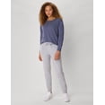 thumbnail image 5 of Hanes Originals Tri-Blend Women's Long Sleeve T-Shirt, Relaxed Fit Athletic Navy Heather XS, 5 of 5