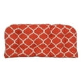 thumbnail image 2 of Blazing Needles Rounded Back Tufted Outdoor Loveseat Cushion, 42 x 19, Landview Mango, 2 of 2