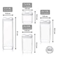 thumbnail image 4 of Contenedores Herméticos AGBOX para Almacenar y Organizar alimentos Set de 20 piezas Tapa Blanca, 4 of 5