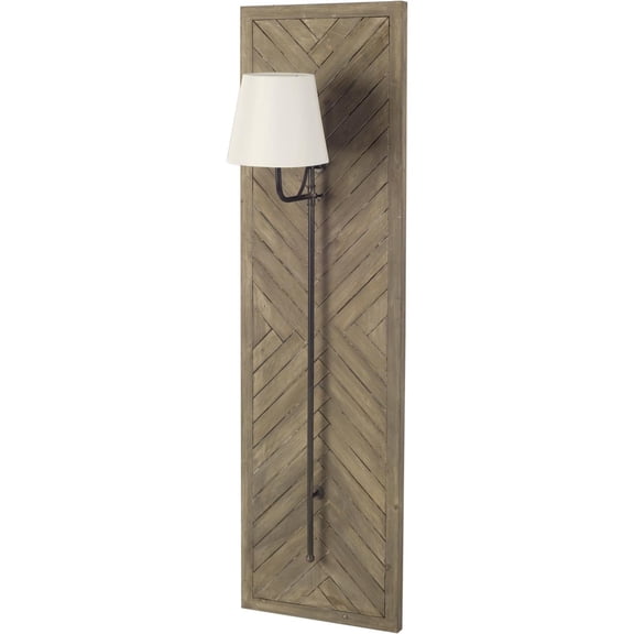 Mercana Metal Wall Sconce With Brown Finish 67592-AB