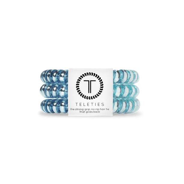 TELETIES TELETIES Small Hair Ties, Blue Sapphire