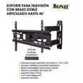 thumbnail image 2 of Soporte CON DOBLE BRAZO ARTICULADO ADIR PARA PANTALLAS DE plasma LED Y LCD, 2 of 3