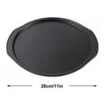 thumbnail image 3 of Round Pizza Baking Tray Carbon Steel Non-Stick Tray Pizza Baking Pan for Oven Baking Supplies - 11 inches, 3 of 3