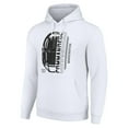 thumbnail image 2 of Unisex Starter White Washington Commanders Half Helmet Logo Pullover Hoodie, 2 of 3