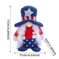 thumbnail image 2 of Cififendec 4th of July Patriotic Gnomes, Handmade American Stars-Stripes Plush Decorations for Independence Day Gift(Blue), 2 of 5