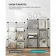 thumbnail image 3 of Organizador de almacenamiento SONGMICS, estantería modular de 6 cubos, color blanco, 3 of 9