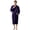 Dark Purple, variant on Men's Towel Robe, Soft Absorbent Kimono Bathrobe, Quick Dry – L/XL, Grey