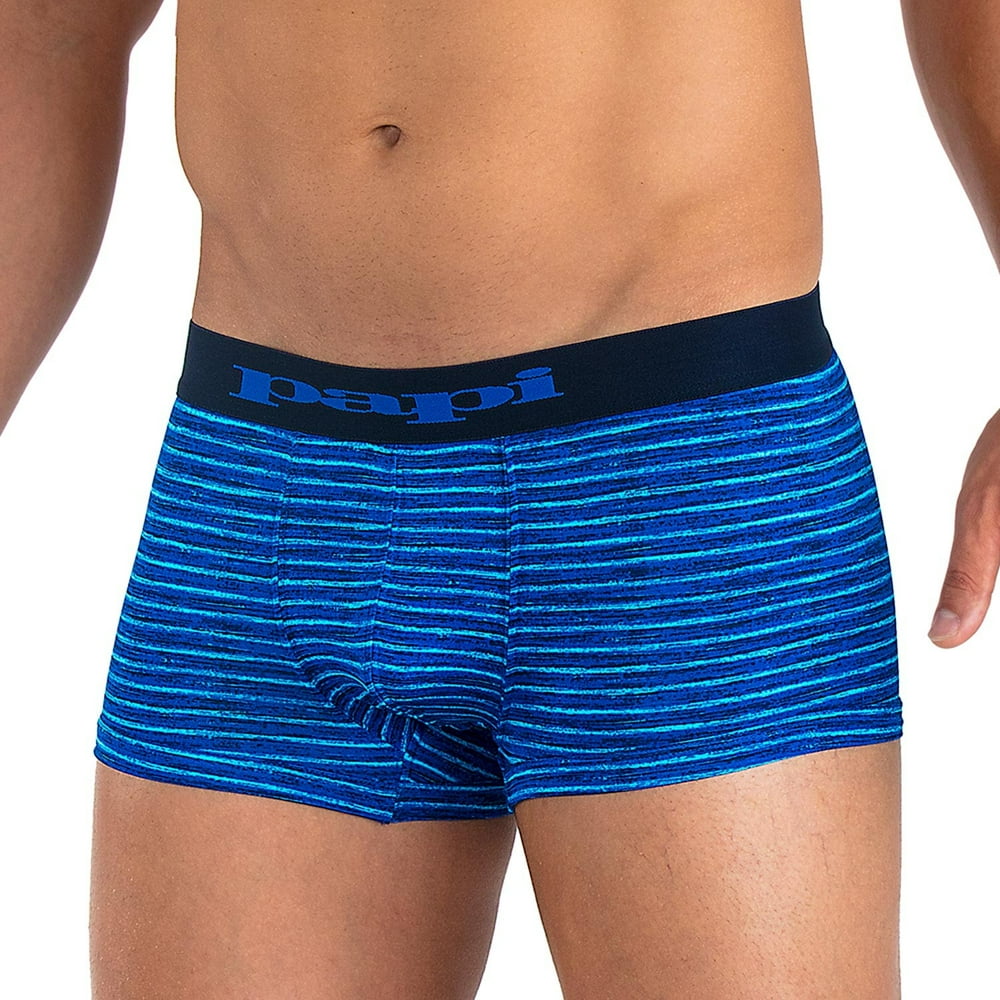 papi PAPI BRAZILIAN TRUNK MEN'S 589 STRIPED BLUE LARGE