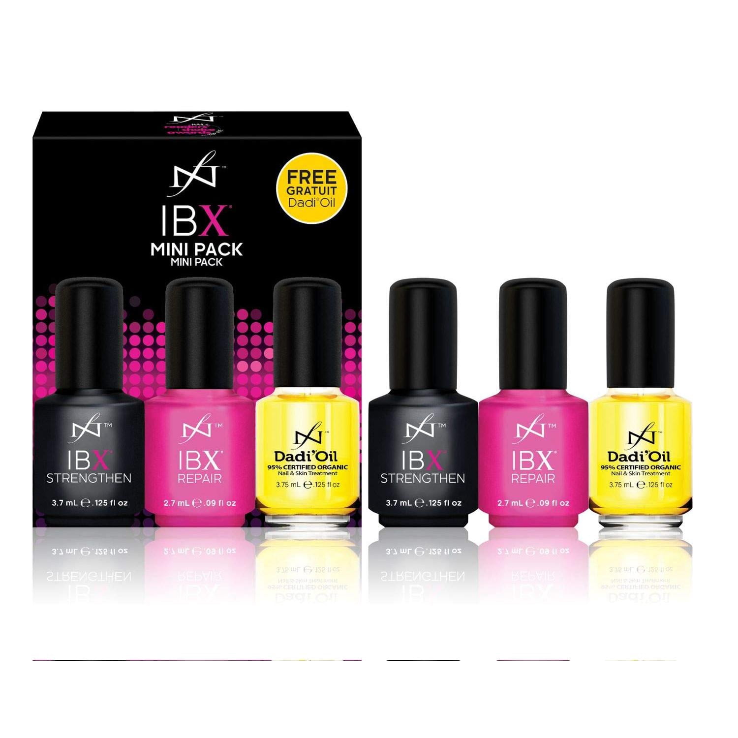 HTYSUPPLY NEW! IBX Mini Duo Pack With FREE Dadi oil Restorating Protecting Nails