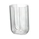 thumbnail image 3 of Jarrón transparente decorativo irrompible, elegante y transparente, para interior. Estilo E, 3 of 9