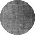 thumbnail image 1 of Ahgly Company Indoor Round Oriental Gray Industrial Area Rugs, 5' Round, 1 of 4