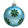 thumbnail image 2 of Santa Land 4.00In Tommy's Mid Century Garden S/3, Glass, Ornament Ball Flower Mcm Floral 20M1020, 2 of 5