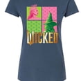 thumbnail image 3 of Wicked - Elphaba And Glinda Logo - Juniors Fitted Graphic T-Shirt, 3 of 5