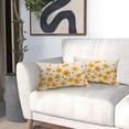 thumbnail image 6 of Spring Pillow Covers 12x20 Set of 2 Daisy Bee Yellow Flower Summer Floral Outdoor Rectangle Decorative Lumbar Throw Pillow Cases Seasonal Themed Farmhouse Decor for Sofa Couch Bed, 6 of 6