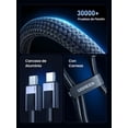 thumbnail image 4 of Cable USB C a C UGREEN Blanco Carga Rápida 240W Compatible con Macbook, HP, ASUS, iPhone, Galaxy, iP, 4 of 8