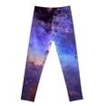 thumbnail image 4 of Toimothcn Toddler Baby Girls Pants Casual Starry Sky Galaxy Printed Athletic Leggings Slim Stretchy Waist Soft Fashion Yoga Tights 11-12 Years, 4 of 4