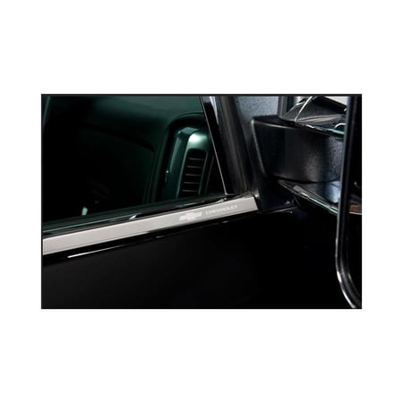 Putco 97502GM Window Trim Polished Fits select: 2011 2013 CHEVROLET SILVERADO K1500 LT