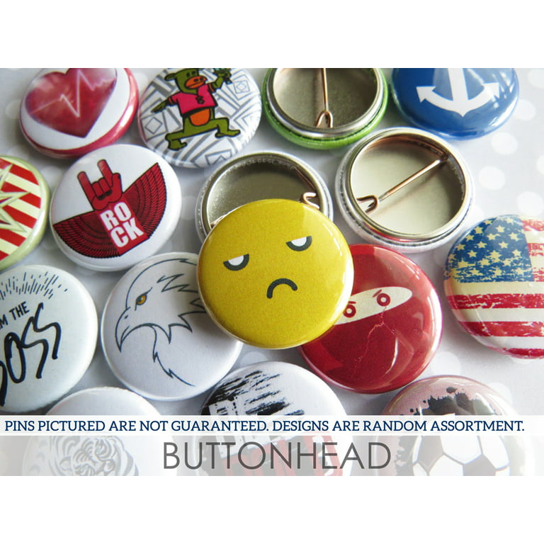 Lancelot - Sublimation blank round pin button plastic pin back buttons  custom picture print funny pins buttons Ungrouped