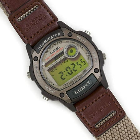 Men's Casual Watch with Brown Nylon Band
