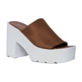 thumbnail image 1 of Sandalia Mujer Kipon Tacon Plataforma cafe 24, 1 of 5