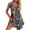 Blue, variant on Zedker Summer Dresses for Women Casual Sleeveless Neck Sleeveless Printed Sundresses Floral Beach Short Dress with Pockets Blue Size S-XXL