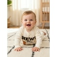 thumbnail image 5 of BemeyourBBs Newborn Cowboy Outfit Baby Boy Western Romper Boots Cowboy Hat Print Long Sleeve Infant Boy Jumpsuit Spring Fall Winter Clothes, 5 of 9