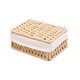 thumbnail image 2 of Organizador de gabinete con cesta de almacenamiento de escritorio/Contenedor de almacenamiento rectangular multifuncional/ Caqui L con Tapa, 2 of 9