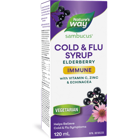 Nature's Way Sambucus Immune Cold & Flu Syrup 120ml