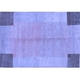 thumbnail image 1 of Ahgly Company Indoor Rectangle Abstract Blue Contemporary Area Rugs, 3' x 5', 1 of 4