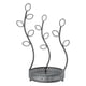 thumbnail image 4 of Torre de soporte para joyas con bandeja para platos, árbol para guardar joyas, elegante soporte para pendientes de mesa. Negro, 4 of 9