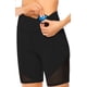 thumbnail image 3 of Pantalones cortos de yoga de malla de talle alto para mujer con bolsillos profundos Pantalones cortos de motociclista de entrenamiento para mujer Adepaton LRWJ642-1, 3 of 6