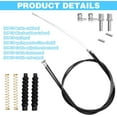 thumbnail image 2 of 14Pcs Brake Cable Drive Rollator Replacement Parts, Brake Cable Parts for Walkers, Rollator Walker Parts with 45 Inch Brake Cable, Rollator General Brake Cable Kit for Majority Brands of Rollator, 2 of 7