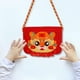 thumbnail image 4 of Kits de bolsos para el Festival del Bote del Dragón: Material para bolsos de moda para niñas y niños Patrón de tigre rojo, 4 of 6