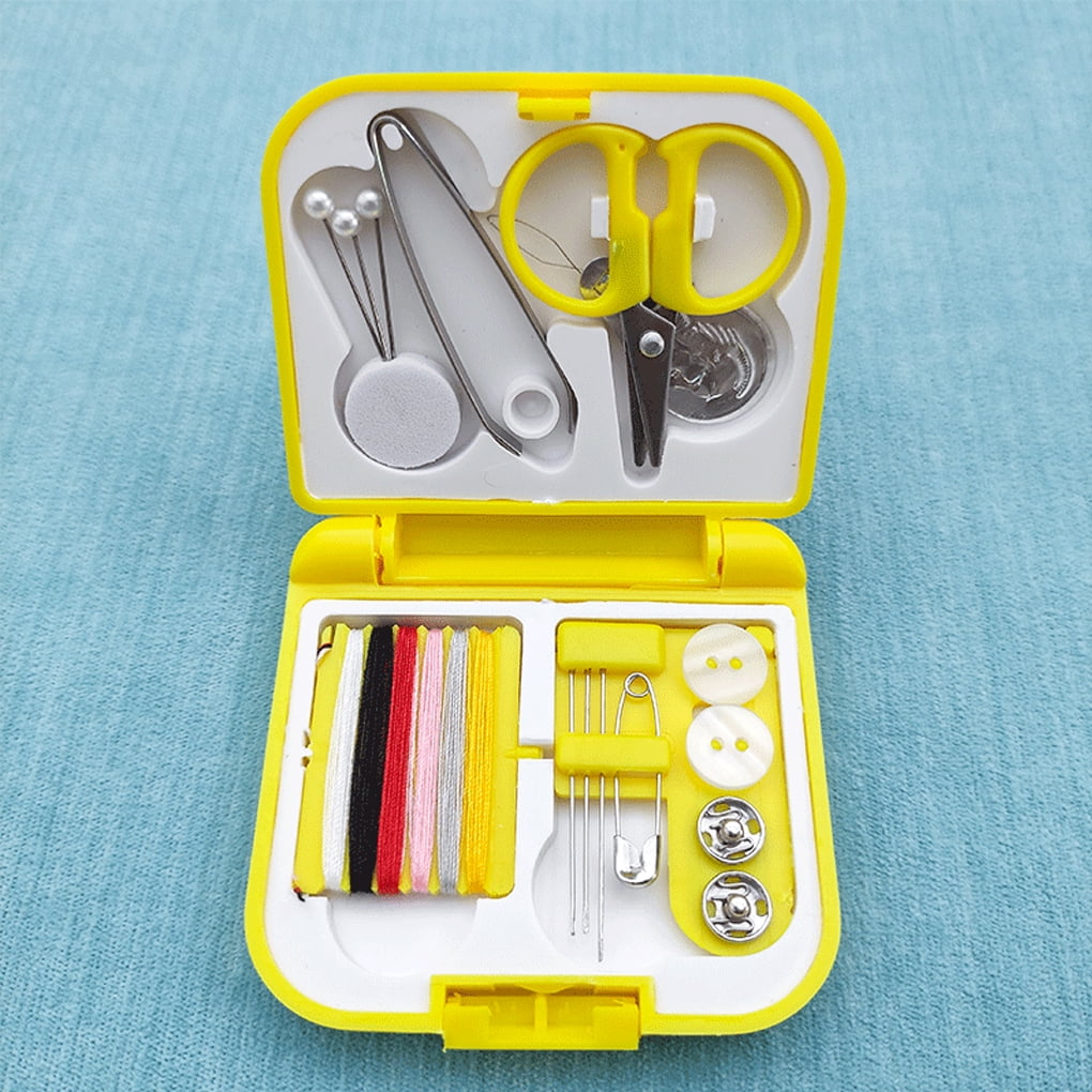 Sewing Storage Box with Buckle Dustproof Embroidery Needles Carrying