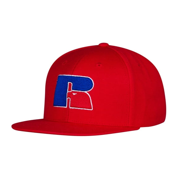Russell Athletic Men's Logo Snapback Cap One Size Red