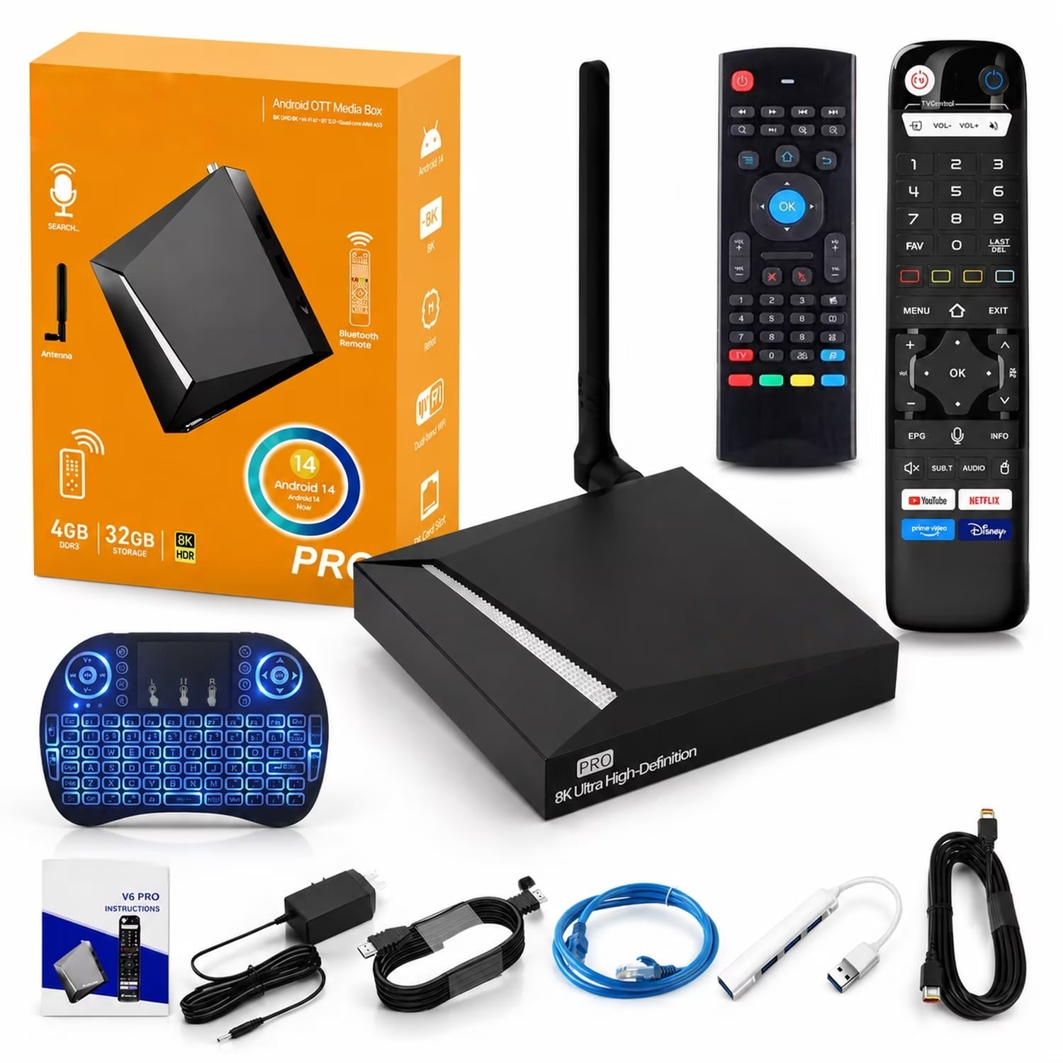 2026 VC6PRO New Version Home Theater Systerms 8K HD with Voice Control