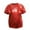 Red, variant on fatyb Girls Boys Shiny Tops Fashion Short Sleeve Dance T Shirts Unisex Loose Streetwear Tee Tops for Kids