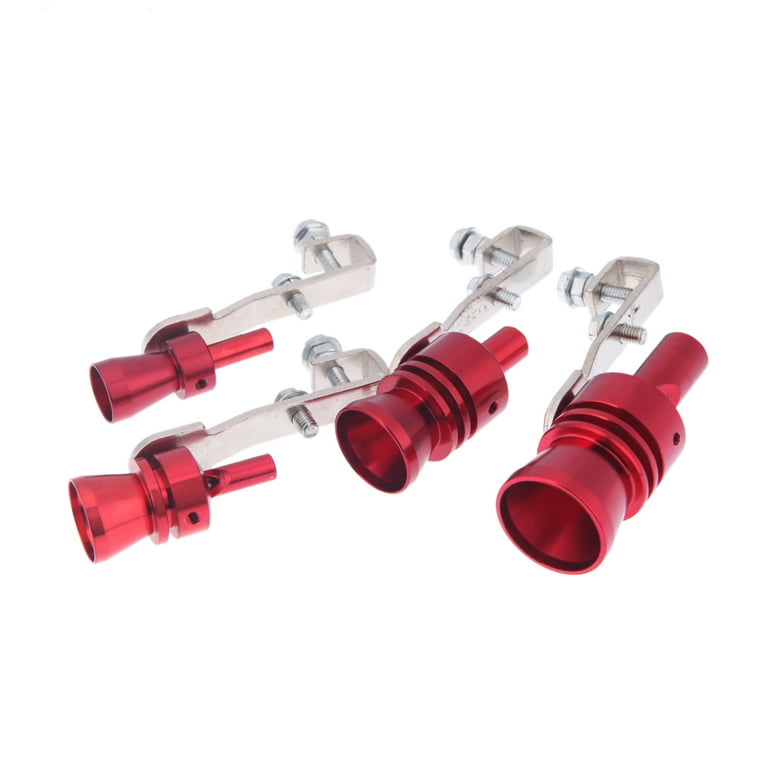  MASO Universal Replacment Blow-Off Valve Turbo Sound Whistle,Car  Motorcycle Replacment Pipe Whistle(Red/XL)