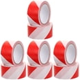 thumbnail image 3 of unbranded 8 Rolls  Red White Caution Tape Non Sticky Barrier Tape Striped Safety Tape for Hazard Marking, 3 of 8