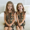 thumbnail image 6 of Goofa Vintage Poker Chips Pattern Sweet & Sassy Girls' Nightgowns - Short Sleeve & Short Sleeve Graphic Sleep Dress Pajamas - Sleepwear for Girls (4-14Years)-Small, 6 of 6