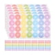 thumbnail image 1 of 20 hojas de pegatinas perforadoras de refuerzo para agujeros, pegatinas decorativas para agujeros en hojas sueltas para manualidades, 1 of 7