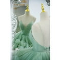 thumbnail image 5 of Women's Niche High End Green Evening Dress, 5 of 5